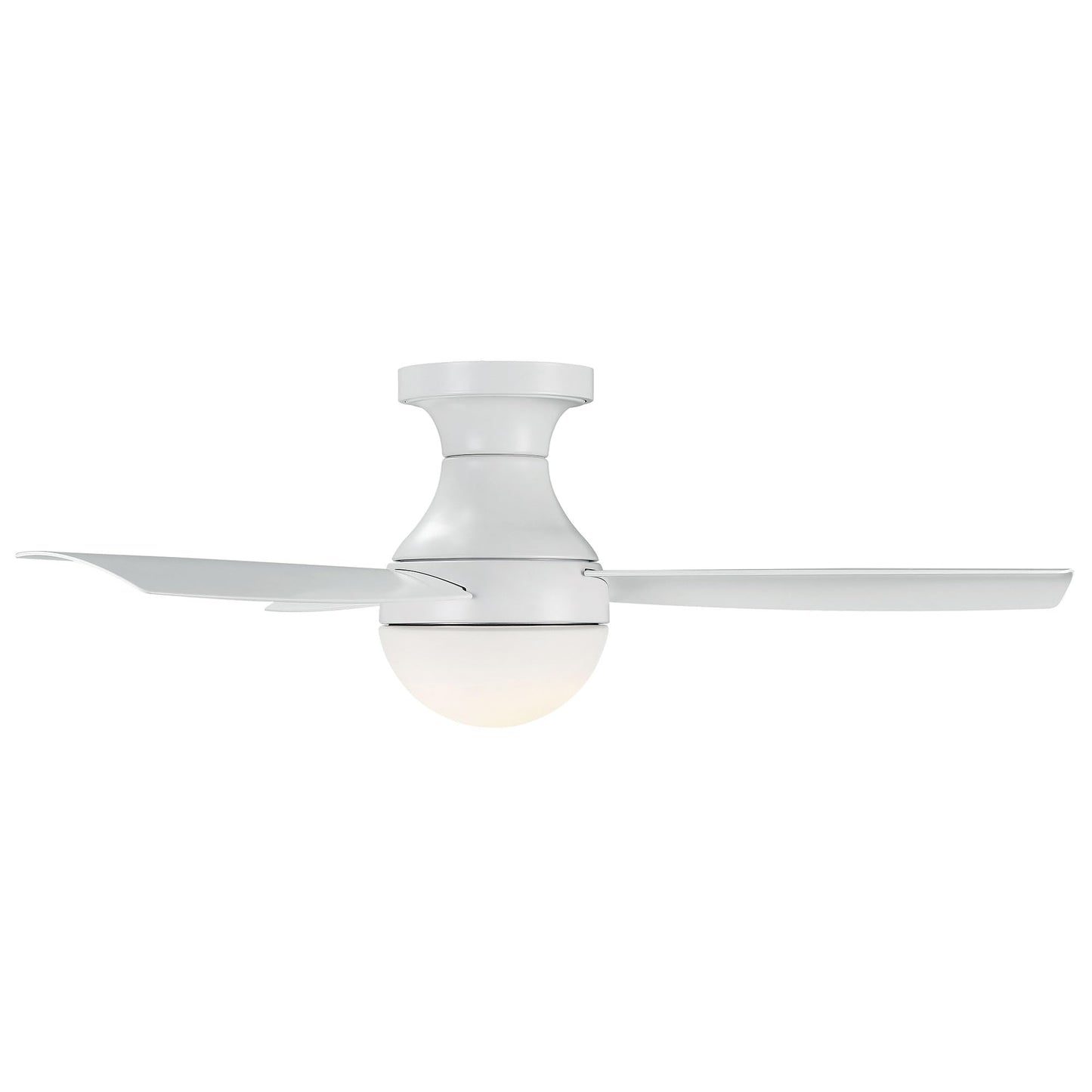 Orb 44" smart fan, 3000K LED, remote + wall cradle, Alexa/Google, indoor/outdoor.