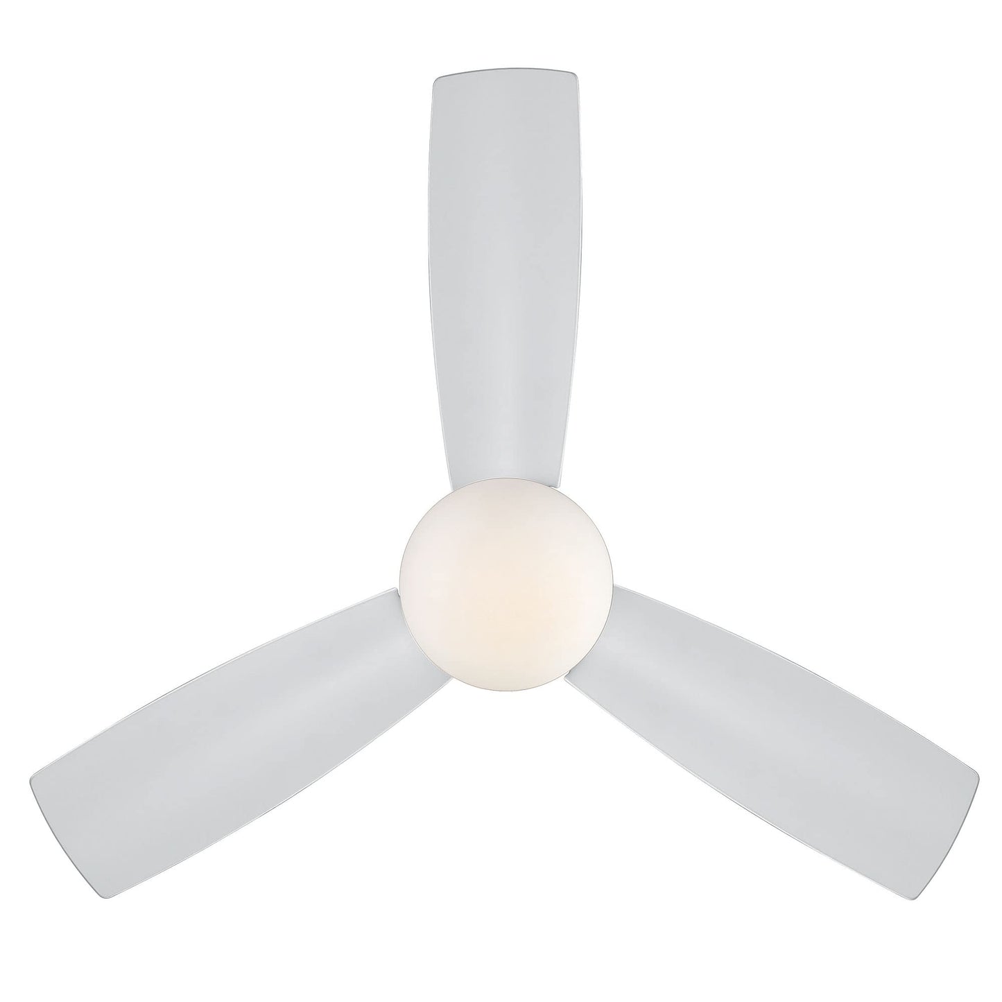 Orb 44" smart fan, 3000K LED, remote + wall cradle, Alexa/Google, indoor/outdoor.