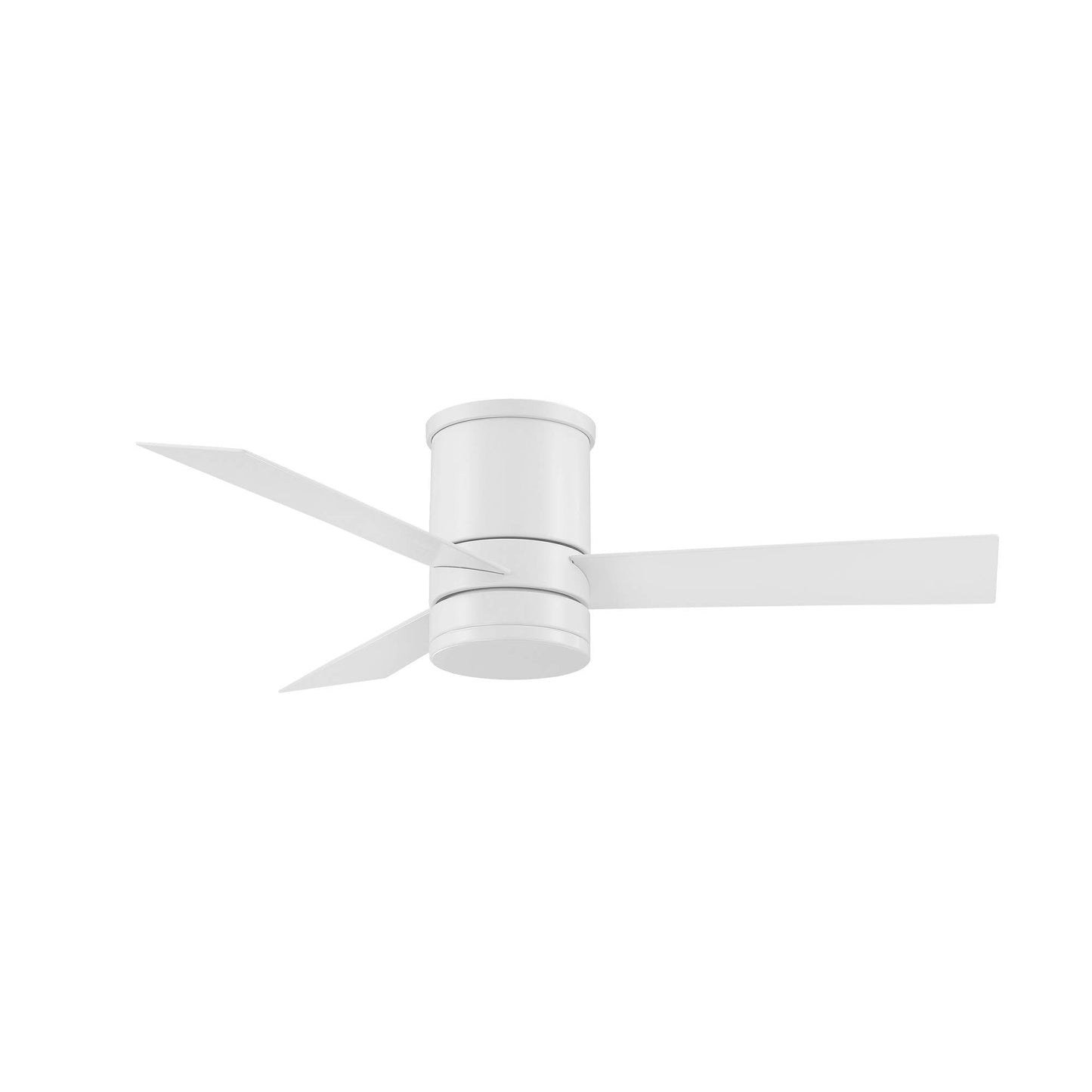 Axis 44" smart flush fan, 3000K LED, remote, Alexa/Google/Samsung/iOS/Android.