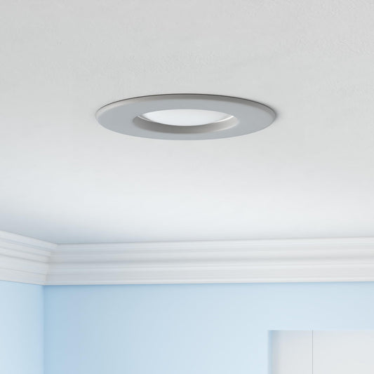 Philips Hue 6" recessed downlight, color+white ambiance, 4-pack, app, Alexa/Google/HomeKit.